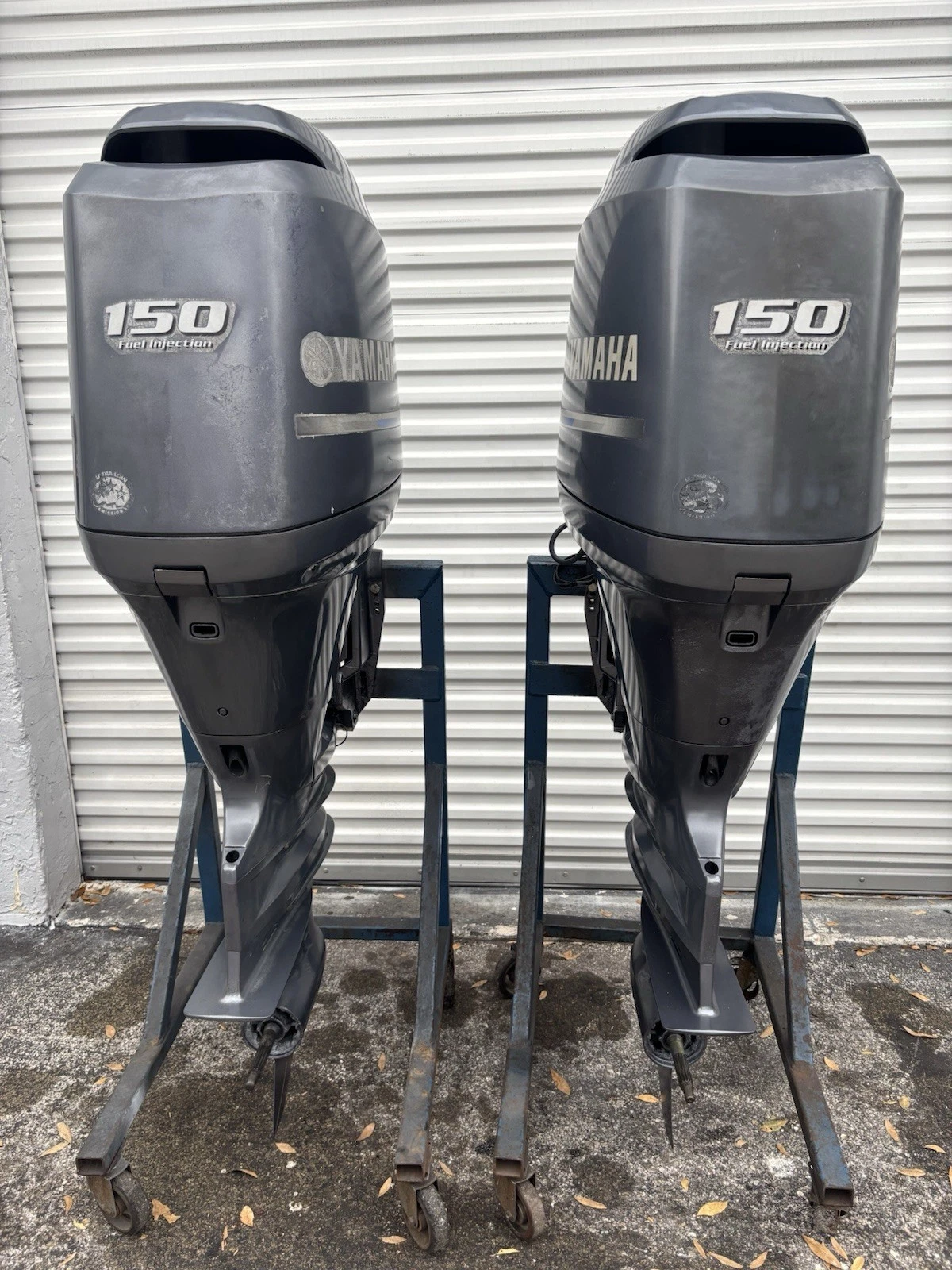 Twin Yamaha 150HP four stroke outboards , Twin Yamaha 150HP outboards, Yamaha 150HP four stroke pair, Yamaha F150 150HP motors, Yamaha counter rotating 150HP engines