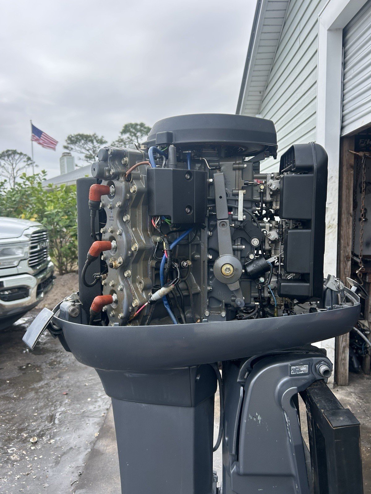 2002 Yamaha 150hp 2 Stroke V6 Carbureted Outboard Boat Engine