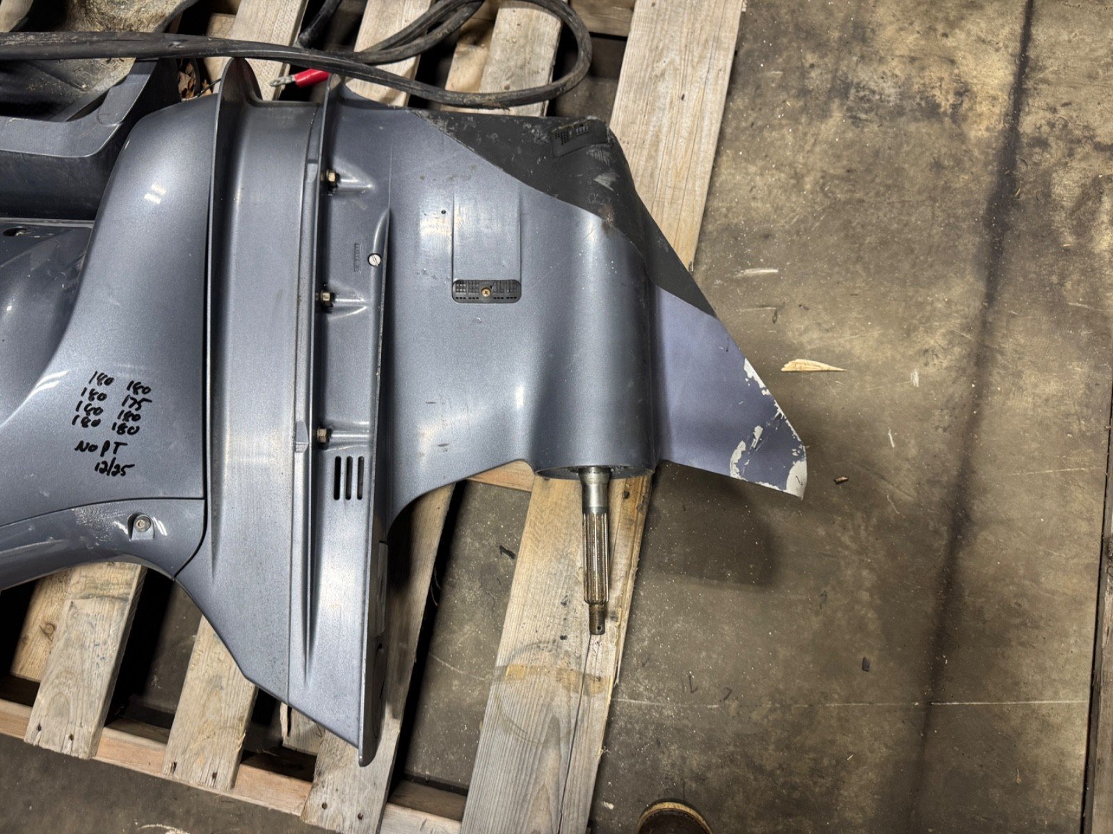 2010 Yamaha F350 V8 4-Stroke 25" Outboard Boat Motor Engine Runs Decent Shape