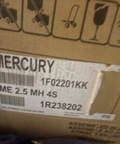 2023 Mercury 2.5hp 15'' 1-Cylinder Compact Four-Stroke Outboard Motor 1F02201KK