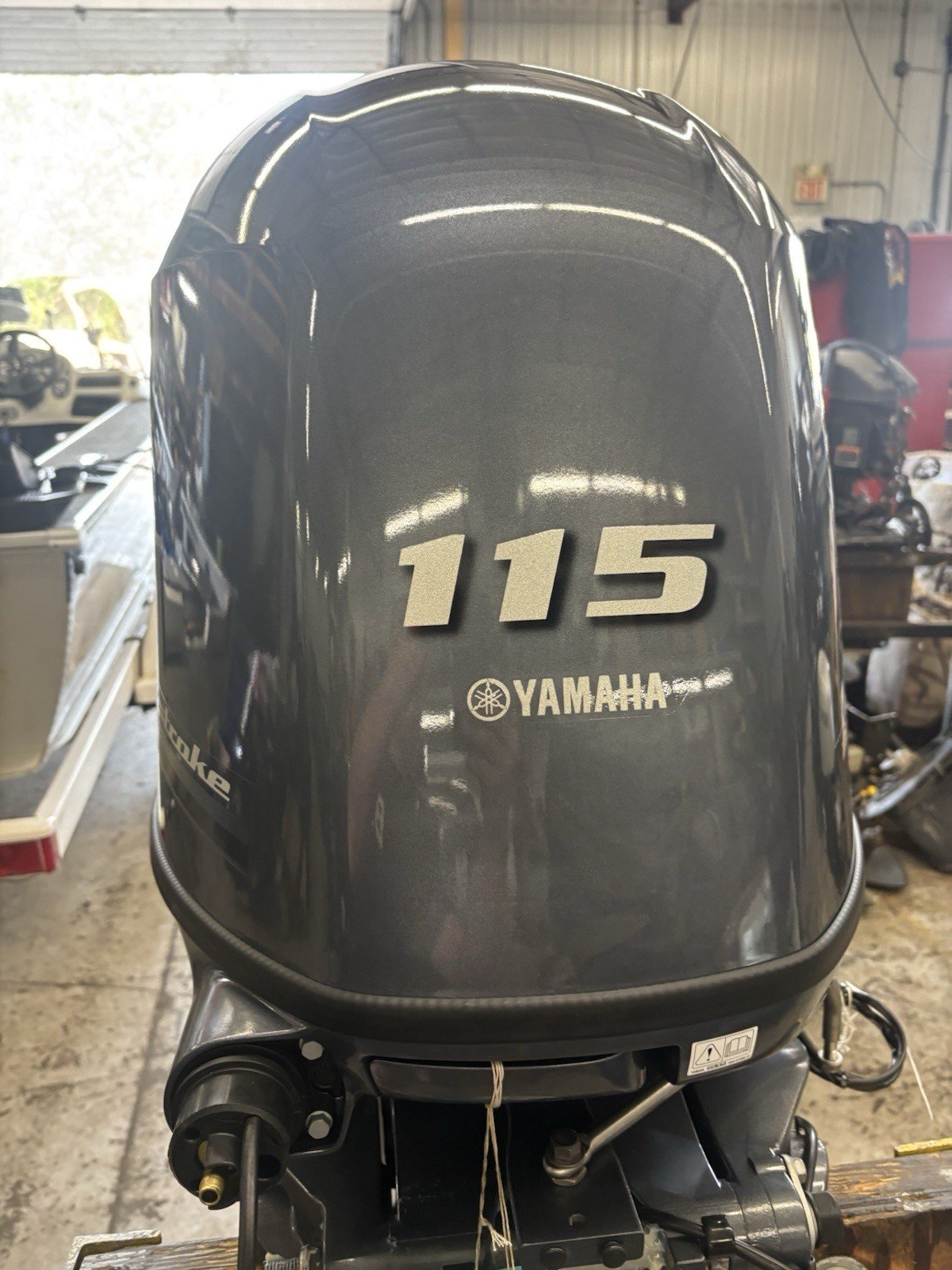 New Factory Warranty 2025 Yamaha 115 EFI four stroke long shaft remote/tiller