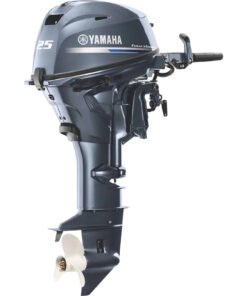 Yamaha F25SMHC 25HP 4-Stroke Outboard 15" Manual Tiller | Compleat Setup Include
