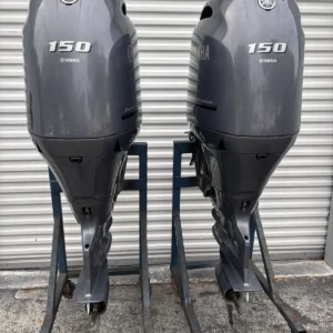 Used 2018 Yamaha LF150XB 150 HP 4-Stroke Outboard Motor – 25″ (X) Shaft – Ready to Mount and Run