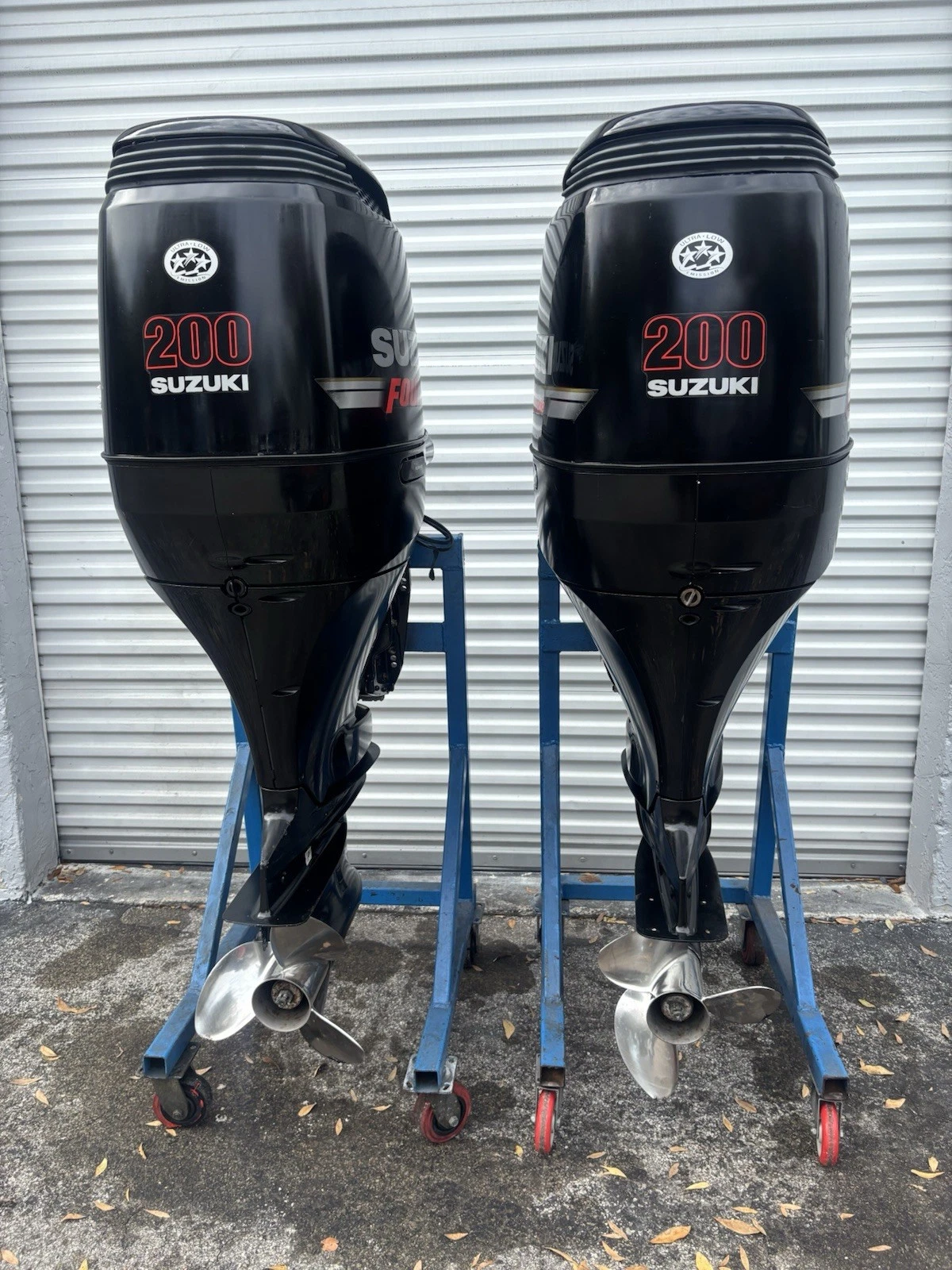 2006 Suzuki DF200 200HP 4-Stroke Outboard Motors Pair – 25” Shafts – 632 Hours ( price is for both motors ) - $5550 for one